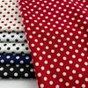 Tela de Popelina 100% Algodón Estampada de Lunares de 1 cm Ideal para Confección de Vestidos de Mujer