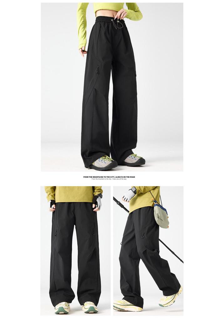Unisex Quick-Drying Mountain-Style Outdoor Pants – Lightweight, Waterproof, Spring/Summer Casual Wear for Work or Sports