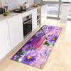 Home Kitchen Decoration Carpet Colorful Butterfly Printed Floor Mat Entrance Corridor Carpet Home Decoration