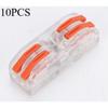 10PCS Quick Terminal Two In Two Out Soft and Hard Wire Universal Quick Terminal