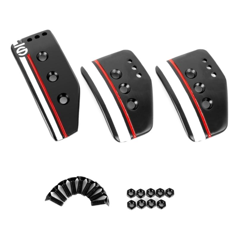 Car Foot Rest Accelerator Footboard Throttle Brake Treadle Pedals for Manual/Automatic Transmission, Easy Installation