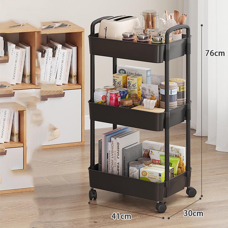 Küchenregale, Wohnzimmer, Badezimmer, Büro, Regal, Gadget, Kunststoffhalter, Wagen, Lebensmittel, Kleidung, diverse Organizer, 3-lagig