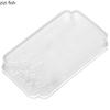 Frosted Glass Tea Tray Home Dry Foam Tray Creative Tea Set Tea Ceremony Accessories Dessert Tray Candy Trays Specialty Tableware