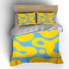 Yellow and Blue Abstract Bedding Bedding Duvet Cover Set Duvet Cover Pillowcases (1 * Duvet Cover 2 * Pillowcases, Without Duvet Insert)