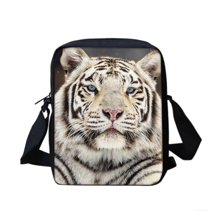Tiger's New Crossbody Bag Is Versatile, Trendy, and Non Collision Animal Print. It Is a School Birthday Gift for Boys and Girls