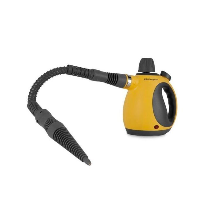 ORBEGOZO VAPORETINO LIMPIADOR A VAPOR 1050W 350ml CON 9 ACCESORIOS Y CABLE DE CORRIENTE DE 3M