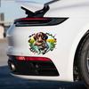 Cartoon Dog Hole Waterproof Sticker for Car Windows And Bumpers Rear Window And Carriage Cartoon Animal Decal HE111