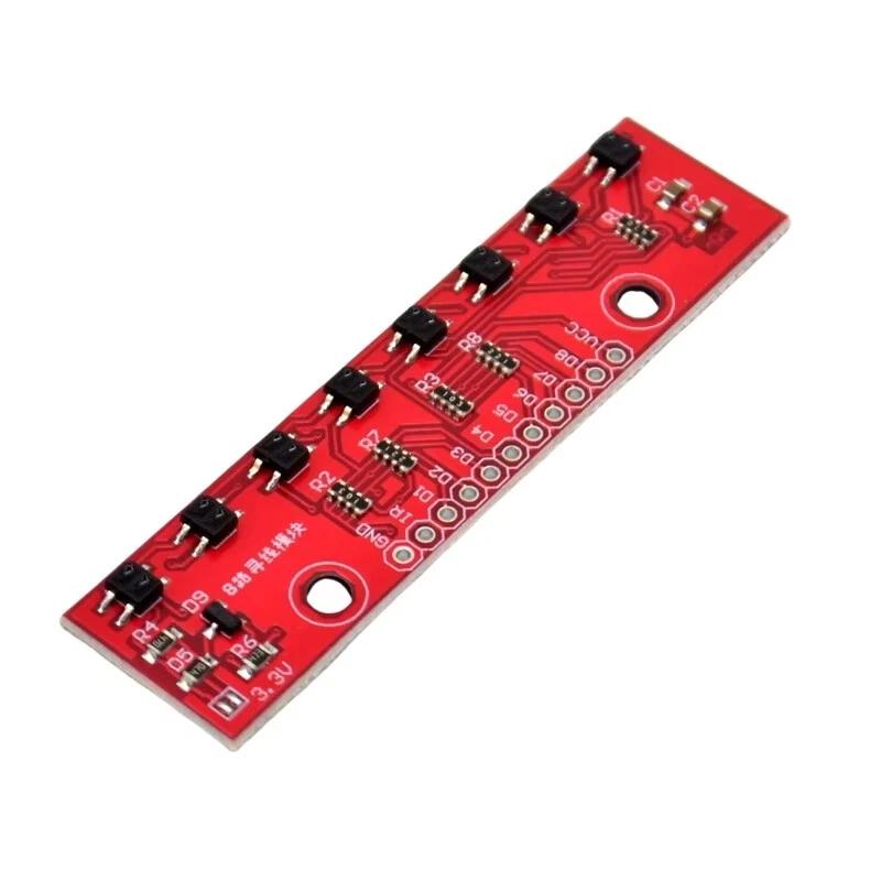 1Pcs For Arduino Smart Car Robot Diy Projects 8-Channels Infrared Line Tracking Sensor Module Digital Output