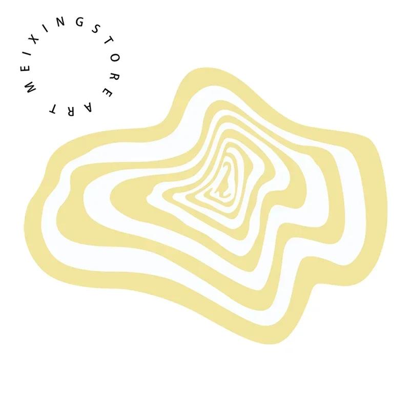 Creative Irregular Rug Living Room Carpet Black White Geometry Home Decoration Floor Mat Bedroom Area Rugs Entrance Doormat