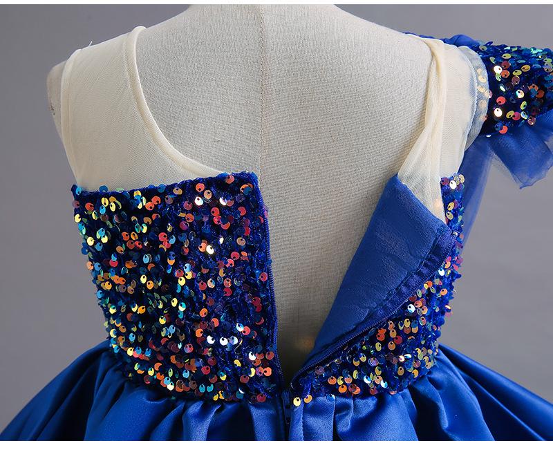 Sukienka Tutu z cekinami dla dziewczynek - strój na wybieg i występy dla rocznego dziecka