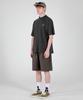 ESN Nylon Single-Pleat Wide Shorts Charcoal