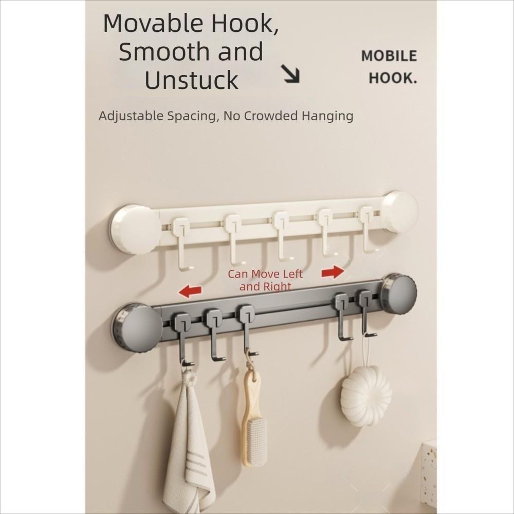 No Drilling Hanging Clothes Hooks Wall-Mounted Kitchen Storage Hooks  for Home
