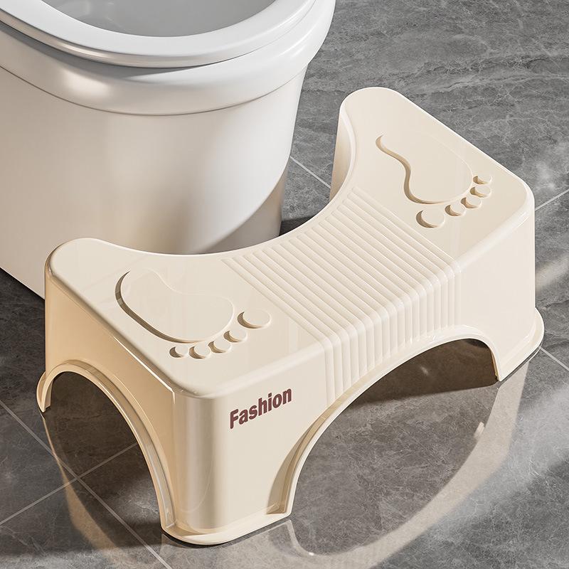 Thickened Toilet Footrest Stool for Squatting, Bathroom & Children s Pedal