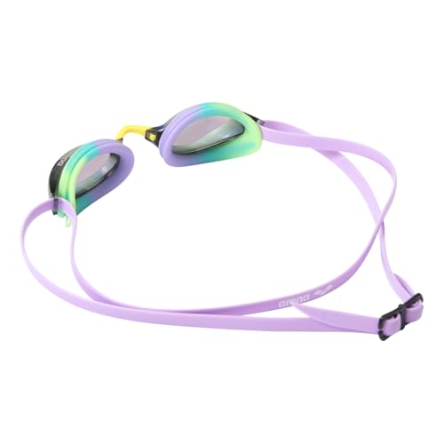 ARENA WORLD AQUATICS (World Aquatics Federation) Approved Swimming Goggles (AS6SGG25U) for Competitive Swimming, Unisex, One Size Fits Most, Mirrored