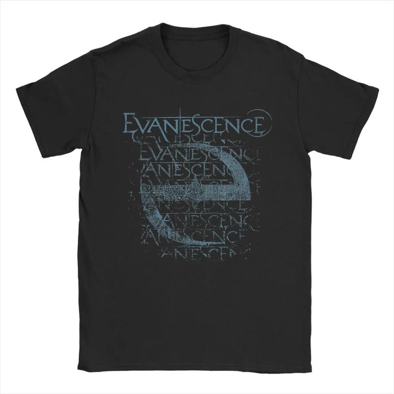 Camiseta Con Logotipo Desgastado De Evanescence Para Hombre S
