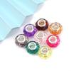 20pcs 14x9mm Faceted Resin Beads Transparent Color Big Hole Loose Spacer Beads For Jewelry Making DIY Bracelet Necklace Supplies