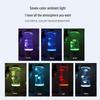 Color-Changing LED Night Light: Bubble Cylinder Fish Tank for Home Decor
