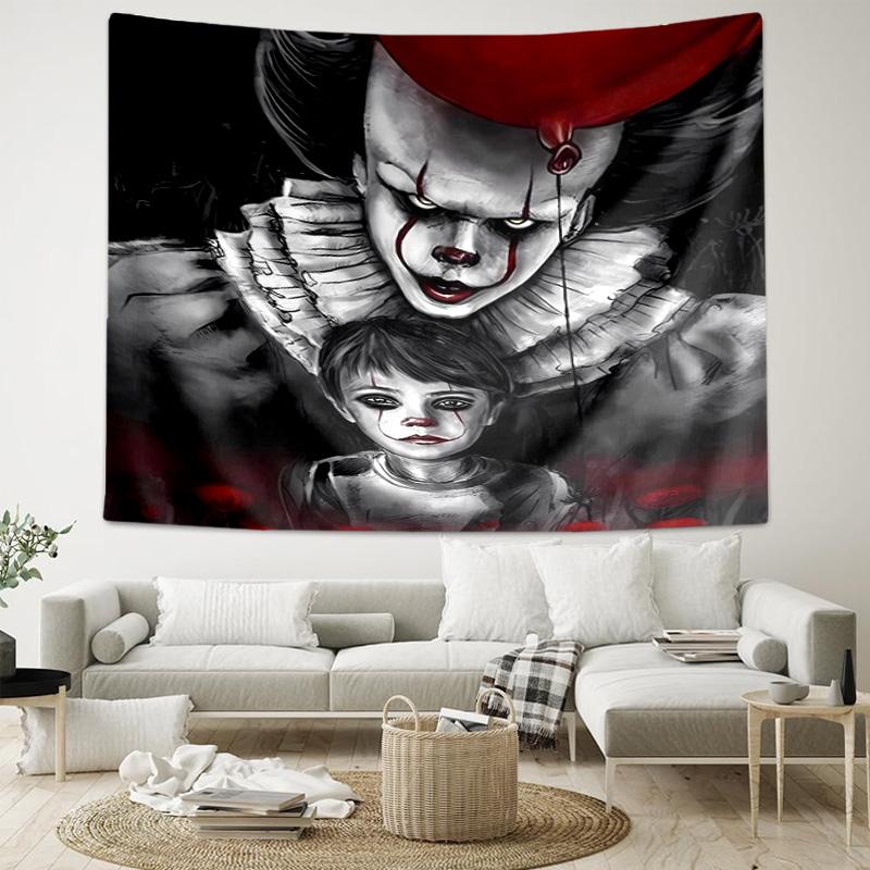 1pc Pennywise the Dancing Clown2 Tapestry, Living Room, Bedroom, Office, Party Decor, Ideal Festive Gift