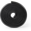 8.2FT Bumper Lip Stickers - 2.5M Car Front Bumper Lip Rubber Protectors - 60mm Width Strip