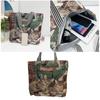 Vintage Canvas Bag Single Sided Embroidery Exquisite Ethnic Style Canvas Shopping Bag for Shopping Gift