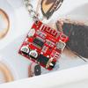 Personalized Electronic Component Key Fob Real PCB Tech Key Holder  Crossbody Bags