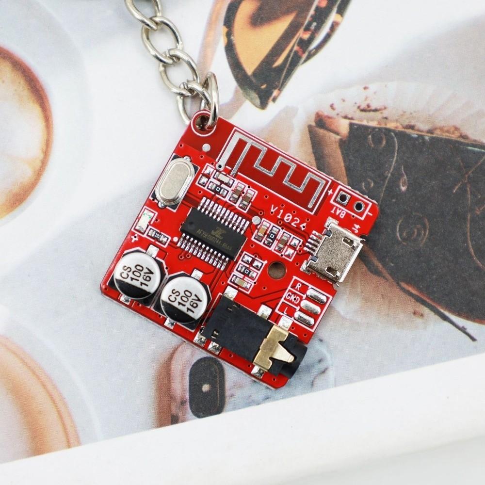 Personalized Electronic Component Key Fob Real PCB Tech Key Holder Crossbody Bags