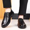 Casual men's shoes business dress casual British green wedding shoes leather shoes men's new men's leather shoes