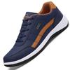 Läder Herrskor Sneakers Trend Fritidssko Italiensk Andas Fritid Herr Sneakers Halkfria skor Herr Vulkaniserade skor