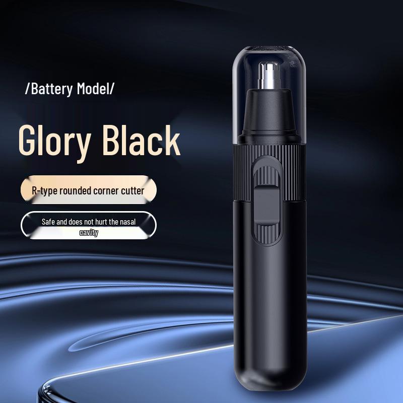Electric Nose Hair Trimmer with Digital Display for Men - Portable Nose Hair Clipper Scissors and Shaver