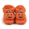 New Autumn/Winter Pumpkin Baby Toddler Shoes - Soft, Warm Cotton with Soft Sole (Model M2043) - Perfect for Halloween!
