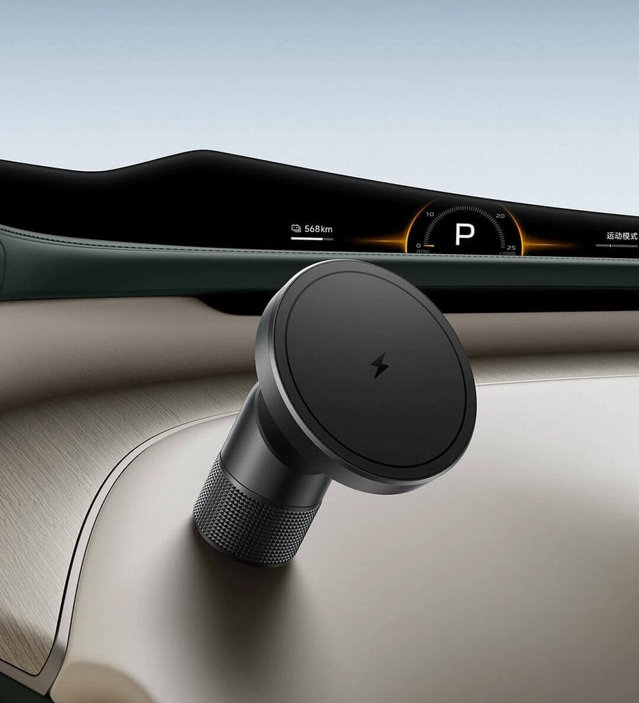 Car Expand Magnetic Phone Holder for Xiaomi Su7 YU7 SU7 SU YU 7 Su 7 Yu7 YU7 Car Magnetic Wireless Charging Phone Holder