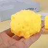 Stress Sensory Squishy Toy TPR Cheese Block Simulation Slow Rebound Pinch Physics Home Furniture Decor Holiday Gifts for Adults