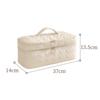 Floral Hair Dryer Storage Bag Dustproof Double-Layer Hair Curler Protective Pouch Large Capacity with Handle Hair Tool Organizer