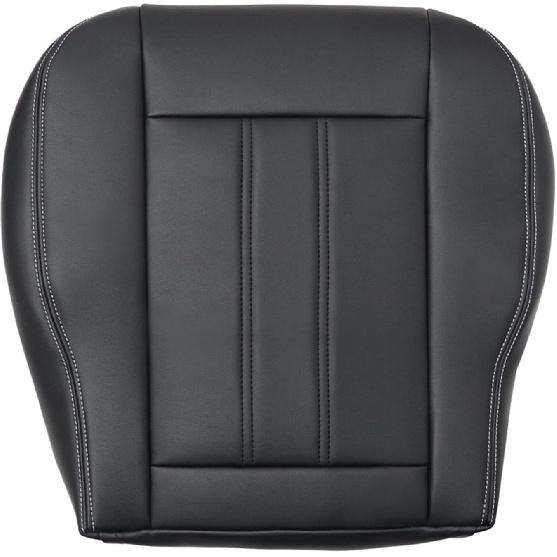 NLQR Přední strana řidiče Spodní náhradní potah sedadla Mikrovlákno Kůže Černý Nepropíchaný Kompatibilní s Chrysler Town & Country 2008 2009 2010