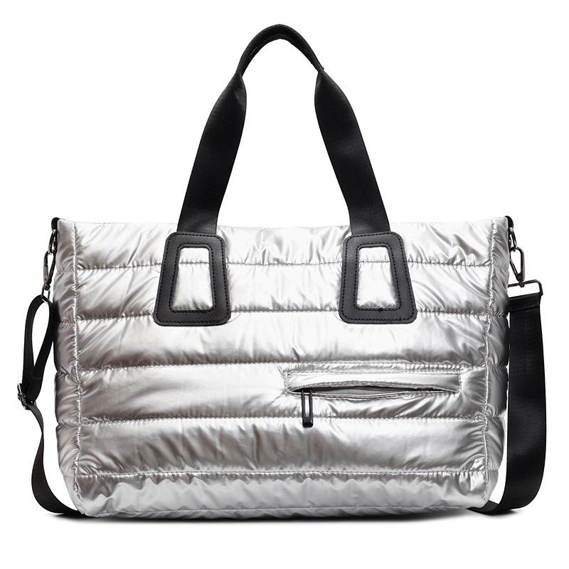

Large Capaci Casual Sle Women s down Cotton Jaet Bag Autumn Winter Versatile Crossbody Bag Commuter Tote Bag Handbags