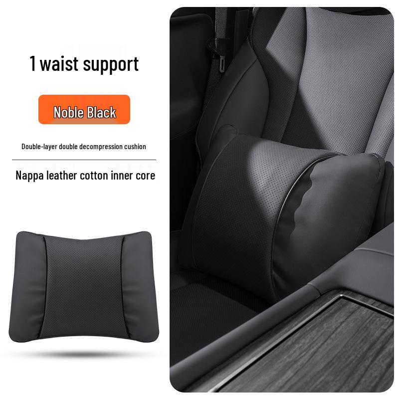 BMW Kopfstützen-Nacken- und Lendenwirbelstützkissen-Set für 3er/5er Serie & X1/X3/X5/X6 - Universell, Ganzjahres