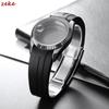 Edelstahl Faltschließe Uhrenarmband für Rolex Black Water Ghost Green Submariner Daytona Gebogenes Ende Gummi Uhrenarmband