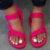 Fashion New Women Summer Soft Slip Sandals Woman Buckle Strap Foam Sole Durable Sandals Ladies Outdoor Casual Beach Shoes