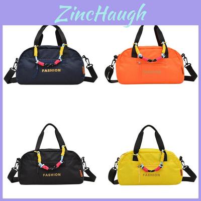 Outdoor Large Capacity Nylon Crossbody Bag With Zipper Pockets For Casual Travel