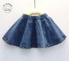 2018 Girls' Washed Denim Skirt with Rivets - All-Match Children's Short Skirt