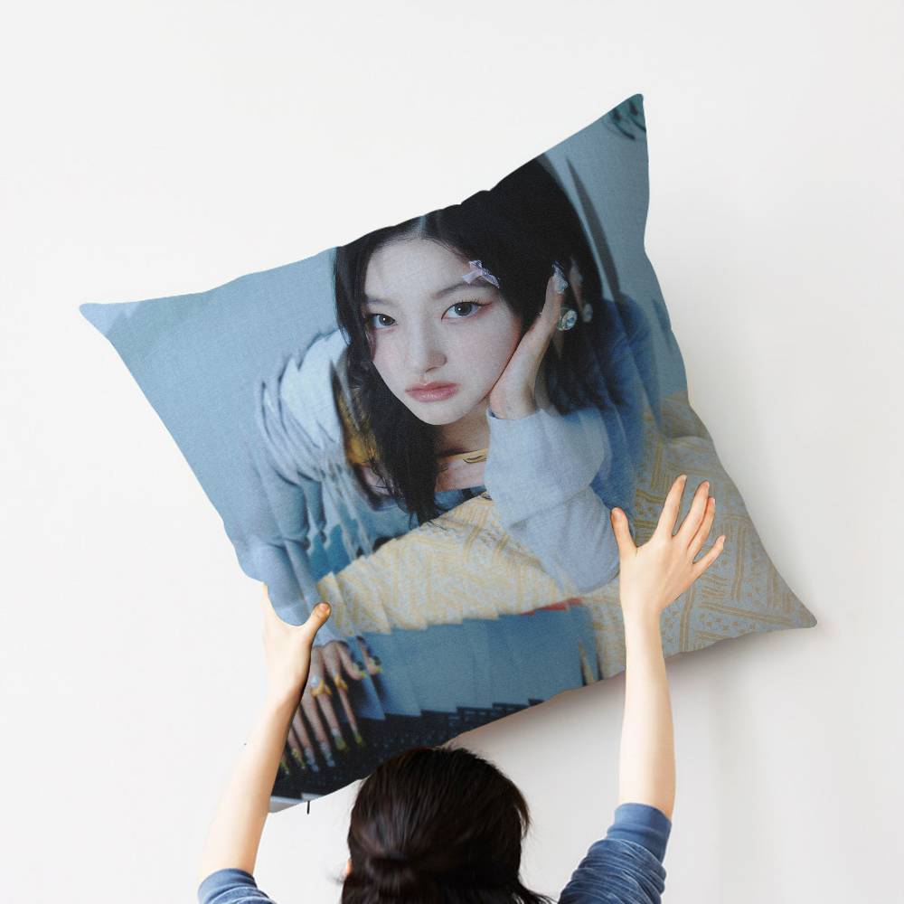Kpop Girl Group K-Kiss Of Life Pillow Cover Design cushion Cover decor Holiday Decorati