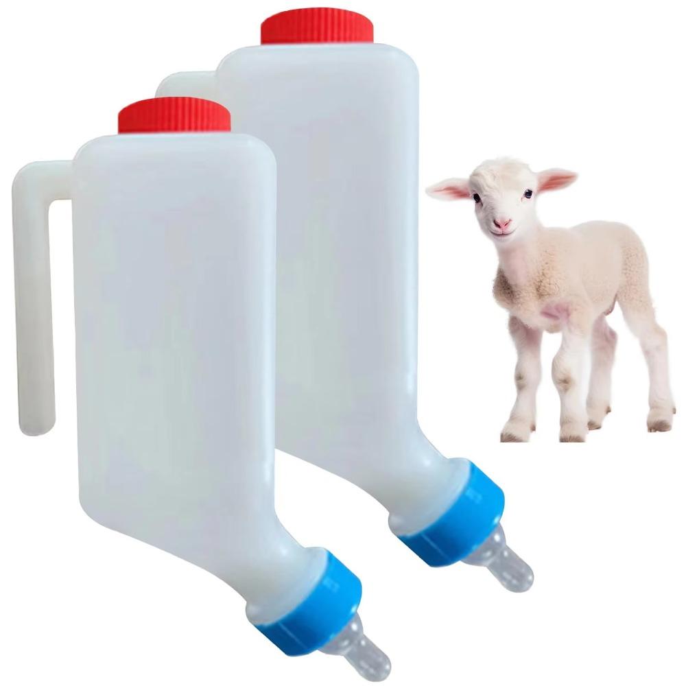 Hanging Type Goat Bottles Soft Nipple Animal Feeding Bottle  for Feeding Baby Sheep