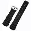 YCHDZK (Small Shop) Casio Watch Band Accessory GW-5000, DW-5600E, BBN M5610 Black Watch Strap 16mm (Black-Steel-K5)