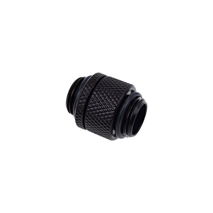 Raccord - Alphacool - Eiszapfen Connector Series - Double-Threadé - Noir profond - Refroidissement liquide