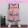 Stylish Cotton Ultraman Boys Basketball Outfit For Kids Summer Sports Set 2024