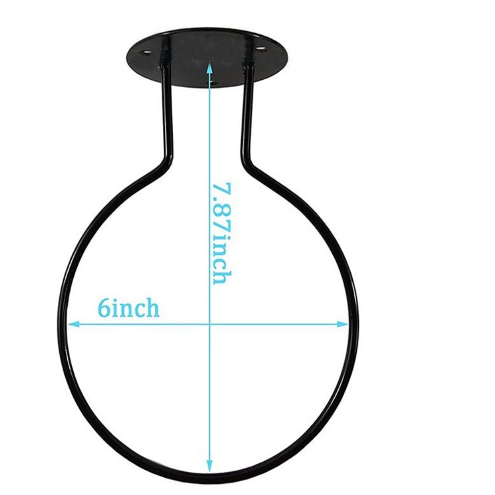 Multi-purpose Ball Display Shelf Wall Mounted Basketball Iron Frame  Flower Pot Storage