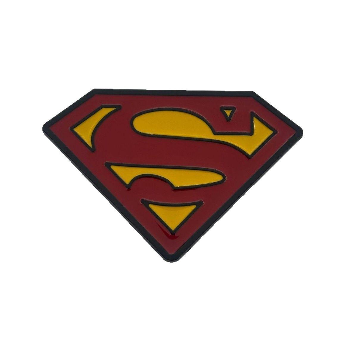 Superman 3D Metal Car Personality Decorative Stickers - Body, Side, and Tail Logo