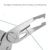 Stainless Steel Fishing Pliers Curved Mouth Lure Wire Cutter Multifunction Lure Pliers for Outdoor Fishing