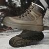 Warme Fleecegefütterte High-Top Winter Herren Wanderschuhe Outdoor Sports Laufschuhe Übergröße Lässige Sneakers für Herren