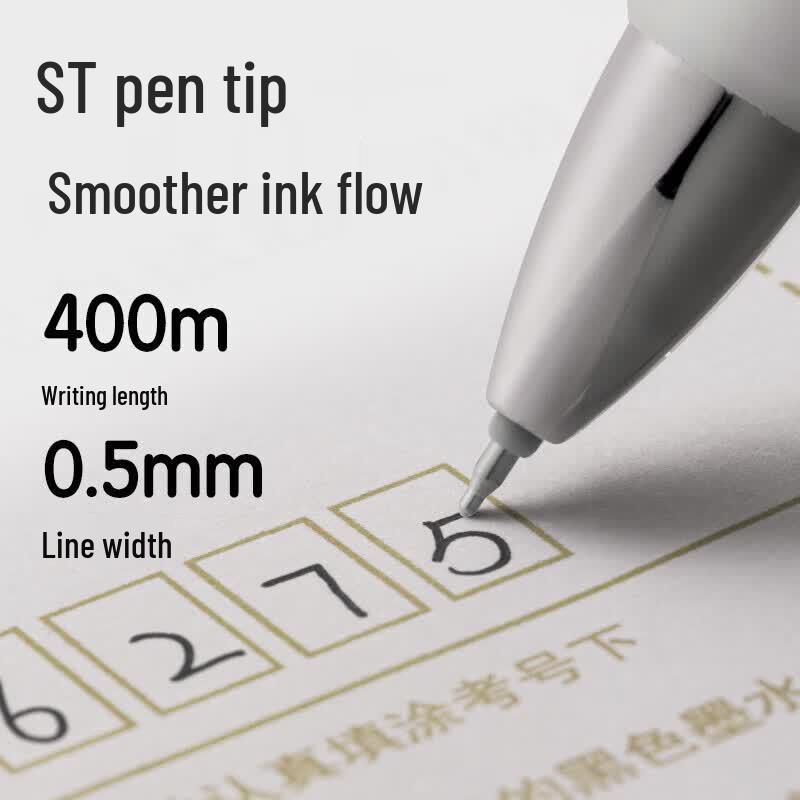 Deli Quick-Dry 0.5mm ST Tip Retractable Gel Pen